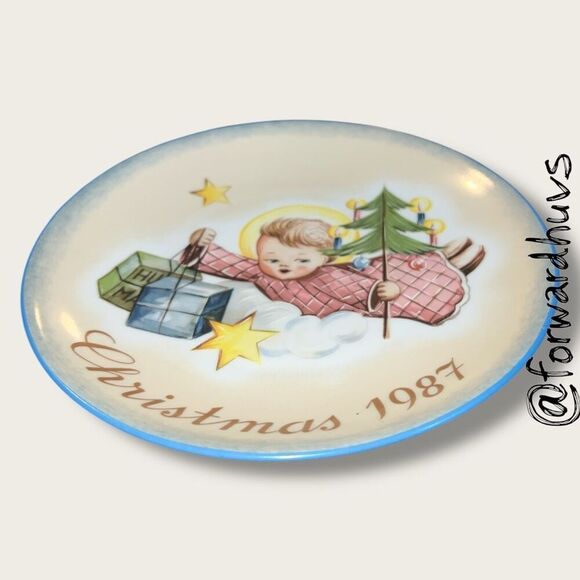 1987 Berta Hummel Collector Plate – “Angelic Gifts” - No Box - Picture 6 of 8